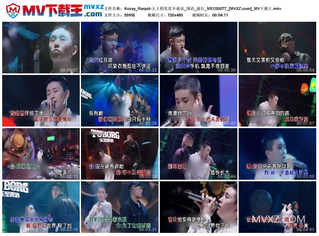 Kozay_Rarpid-天上的星星不说话_国语_流行_MEC00077